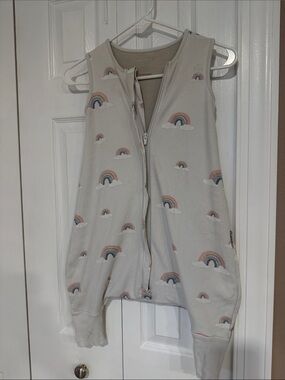 Woolino Kids Sleep Sack - Cream Rainbow Print